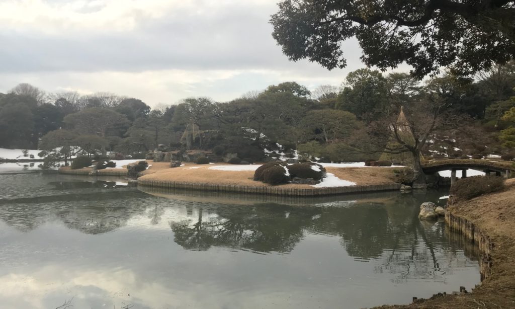 冬の六義園