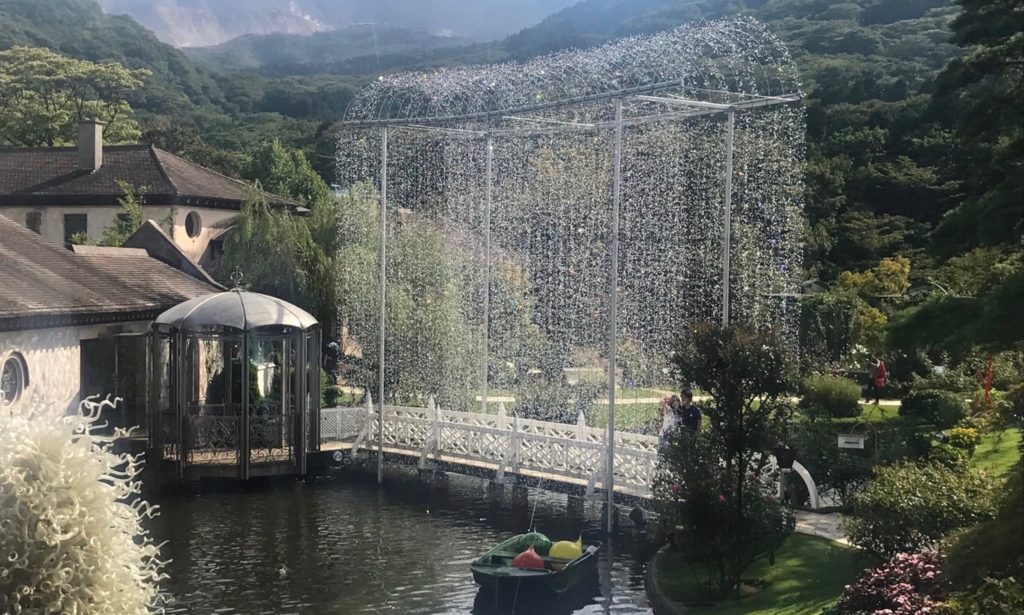 箱根のガラス森美術館