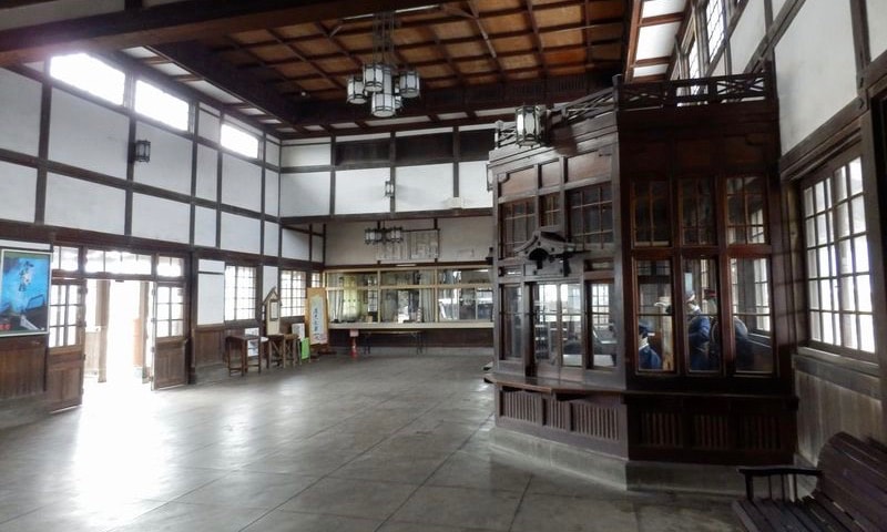 旧大社駅構内